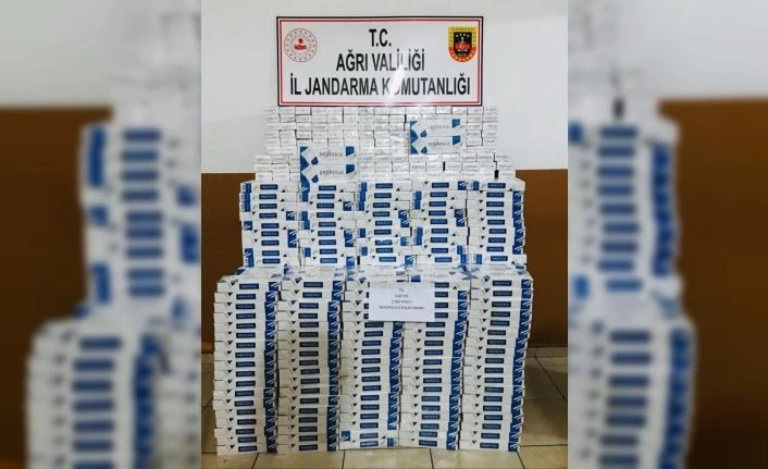 Ağrı’da 798 karton kaçak sigara ele geçirildi