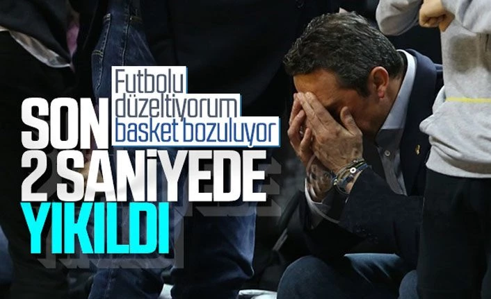 Ali Koç son saniyede yıkıldı