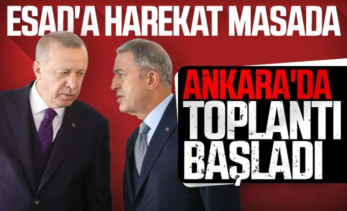 Ankara'da Akar-Erdoğan görüşmesi