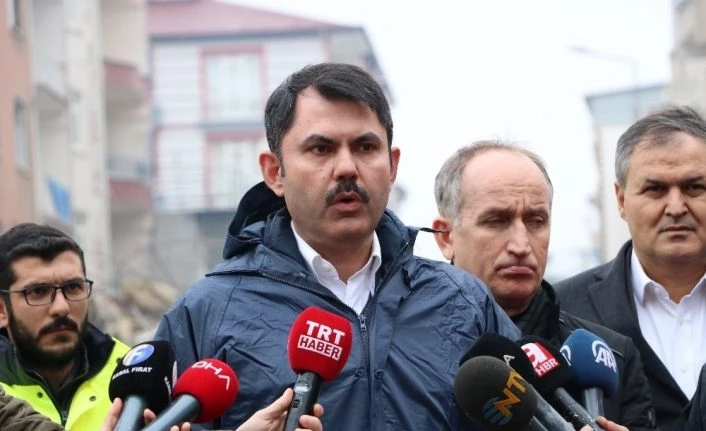 Bakan Kurum: "Elazığ genelinde 4 bin 600 binamız yıkılacak"