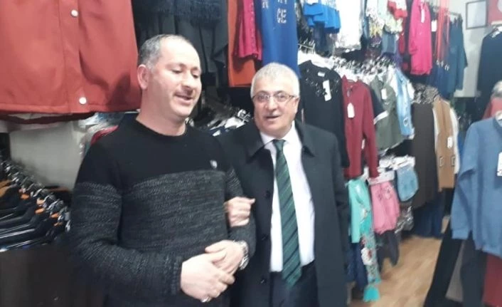 Başkan Dölekli, esnaf ziyaretlerini sürdürüyor