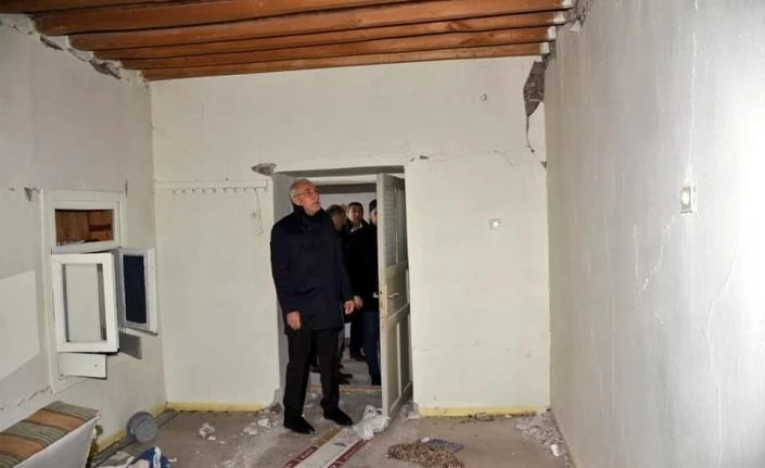 Battalgazi ilçesinde hasar tespitleri sürüyor