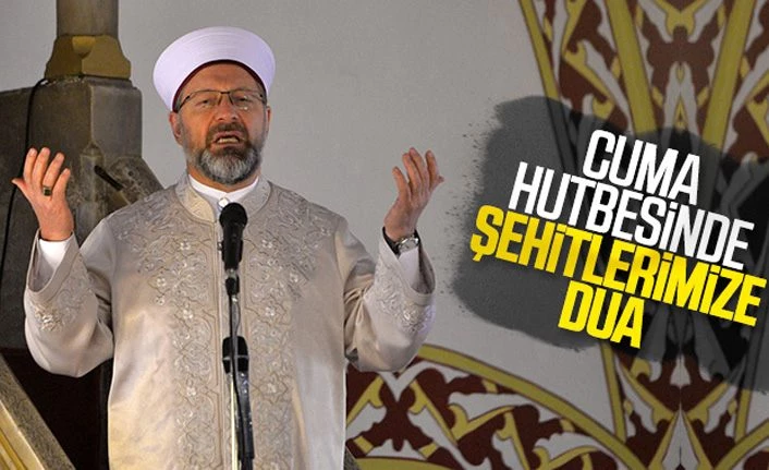 Camilerde şehitler için eller semaya kalktı