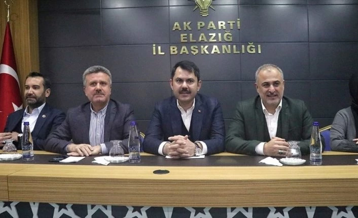 Çevre ve Şehircilik Bakanı Kurum: Elazığ