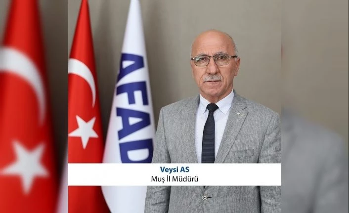Van'daki çığ bölgesine Muş AFAD İl Müdürü Veysi As görevlendirildi