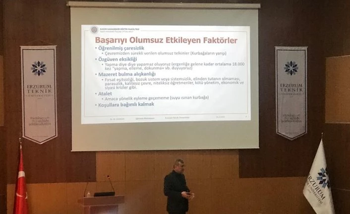 ETÜ’de eğitimde motivasyonu etkileyen unsurlar konferansı