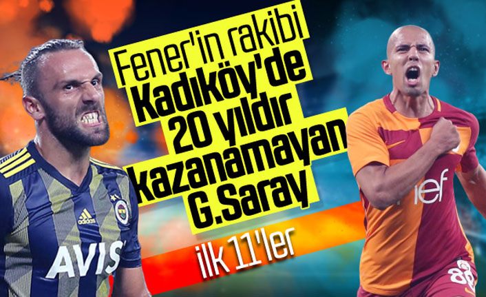 Fenerbahçe-Galatasaray maçının ilk 11'leri