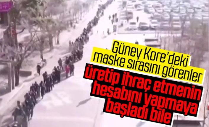 G.Kore'de bitmeyen maske kuyruğu