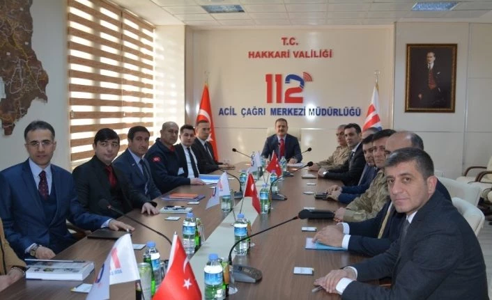Hakkari’de ‘İl koordinasyon Komisyonu’ toplantısı