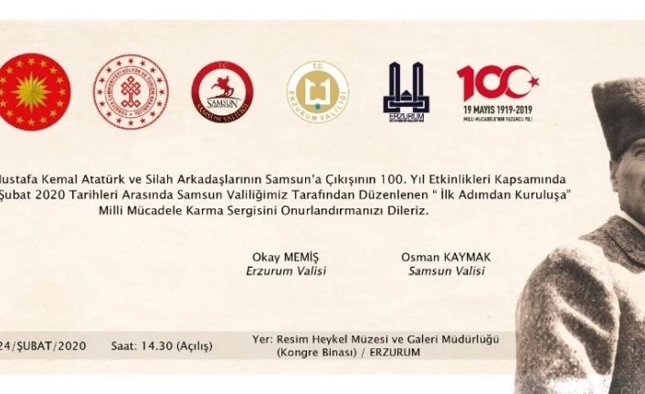 "İlk Adımdan Kuruluşa" Milli Mücadele Karma Sergisi Dadaşlarla buluşuyor