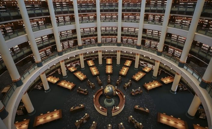 Millet Kütüphanesi Cumhurbaşkanı Erdoğan ve Özbekistan Cumhurbaşkanı Mirziyoyev