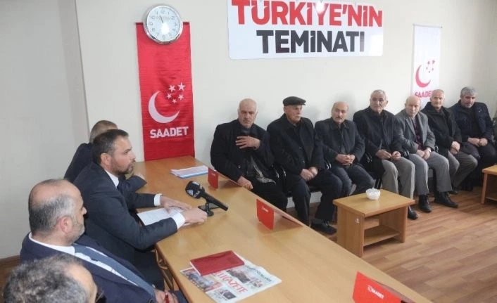 Saadet Partisi, çevre yolu sorununu gündeme aldı
