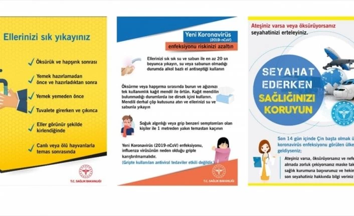 Sağlık Bakanlığı koronavirüsten korunma broşürü hazırladı