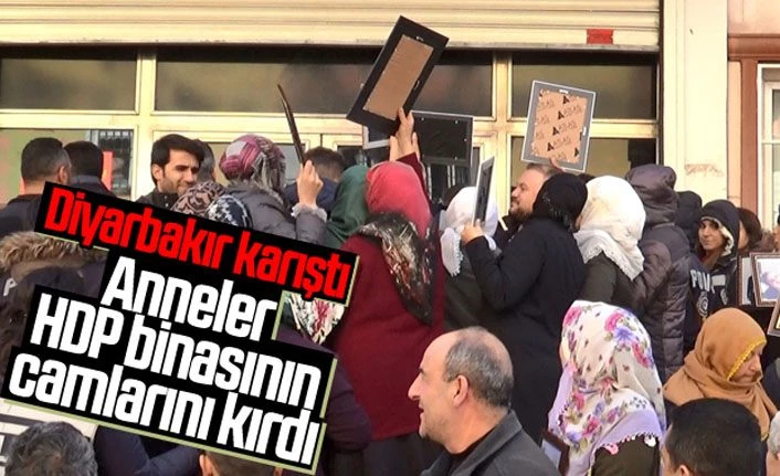 Sözde İnsan Haklarını Koruyan HDP binası önünde gerginlik