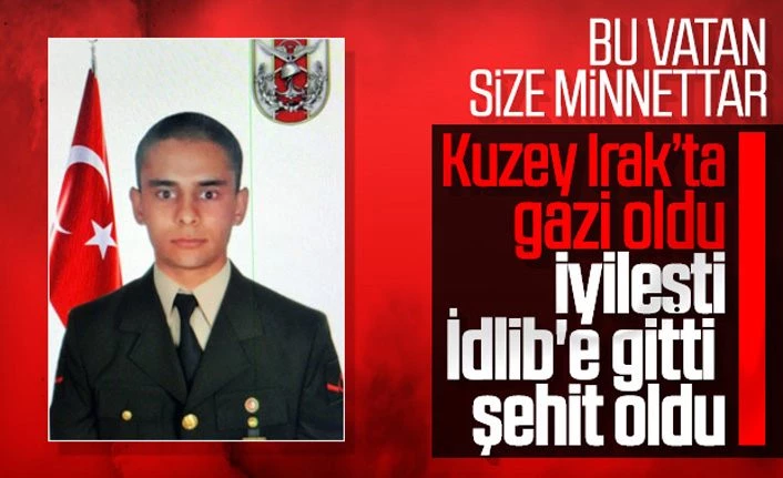 Tekirdağlı şehit Nihat Kara gönüllü olarak İdlib'e gitti