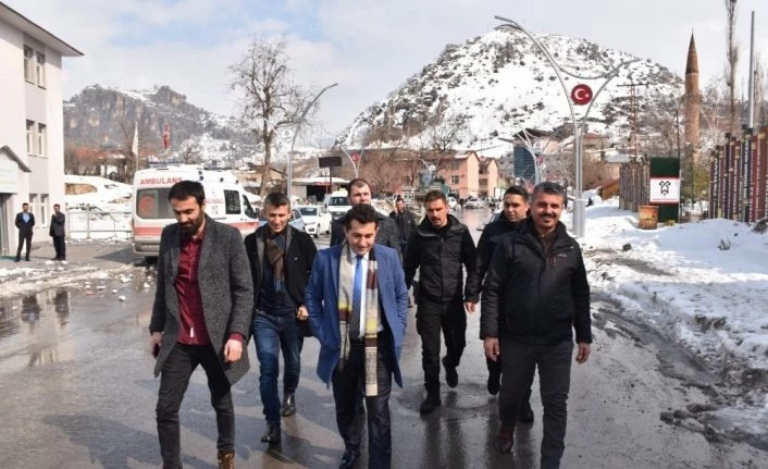 Vali Yardımcısı Duruk çığ bölgelerini denetledi