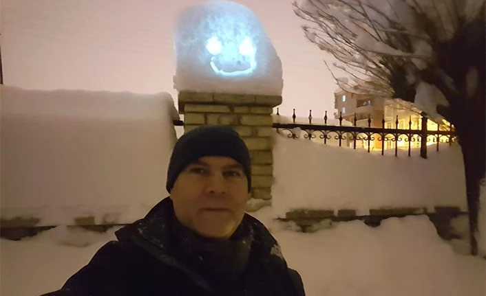 Van'dan büyüleyici kar ve kış manzaraları