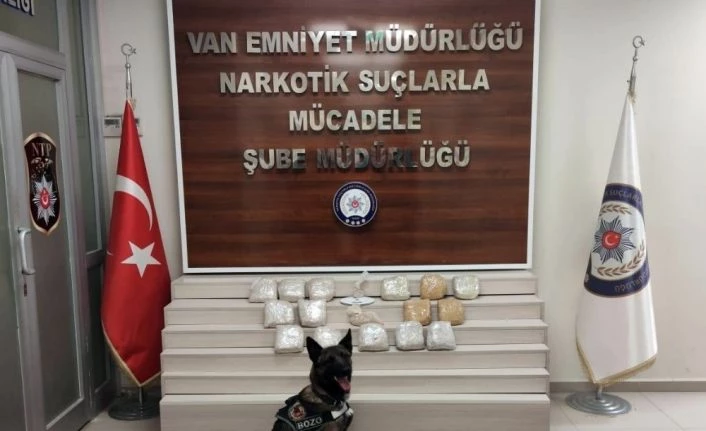 Van’da 15 kilo eroin ele geçirildi