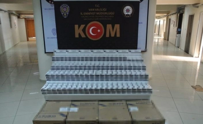 Van'da 2 ayda 142 bin paket kaçak sigara ele geçirildi