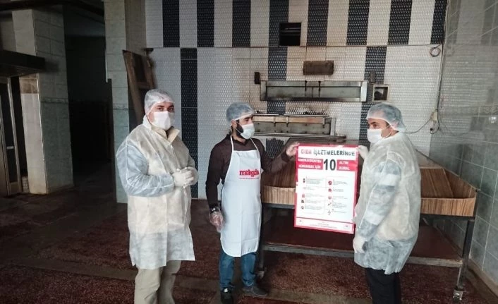 Ağrı’da fırınlarda koronavirüs denetimleri gerçekleştirildi