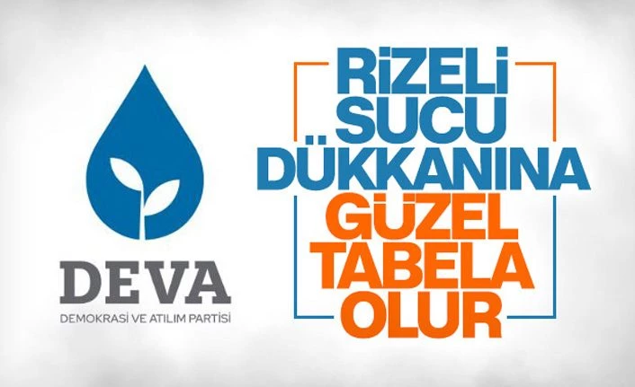 Ali Babacan'ın kurduğu DEVA Partisi'nin logosu alay konusu oldu