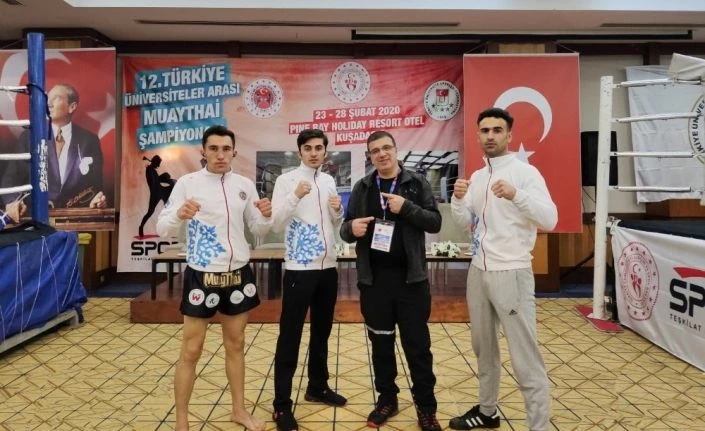 Atatürk Üniversitesi, Muay Thai’de kürsüden inmedi