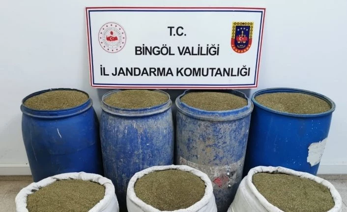 Bingöl’de 504 kilo esrar ele geçirildi