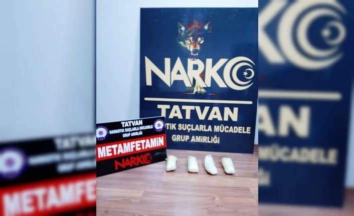 Bitlis’te 1 kilo metanfetamin ele geçirildi