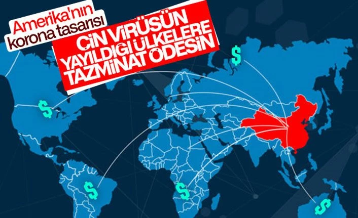 Çin korona virüsü için tazminat ödesin talebi