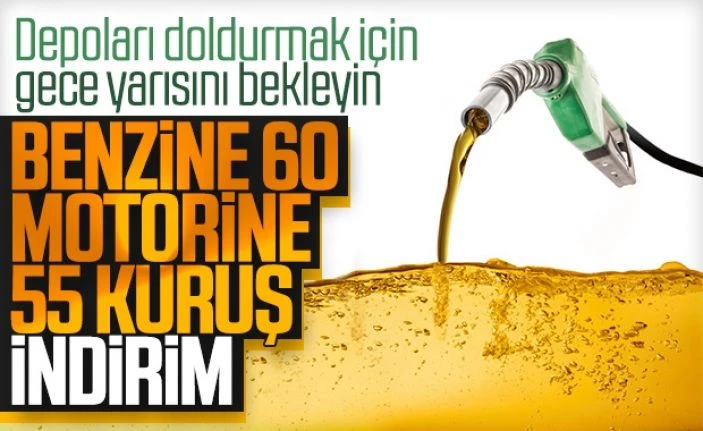 Cumhurbaşkanı Erdoğan akaryakıt indirimini açıkladı