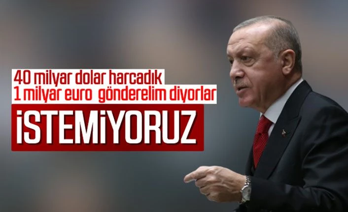 Cumhurbaşkanı Erdoğan’dan AB’ye rest