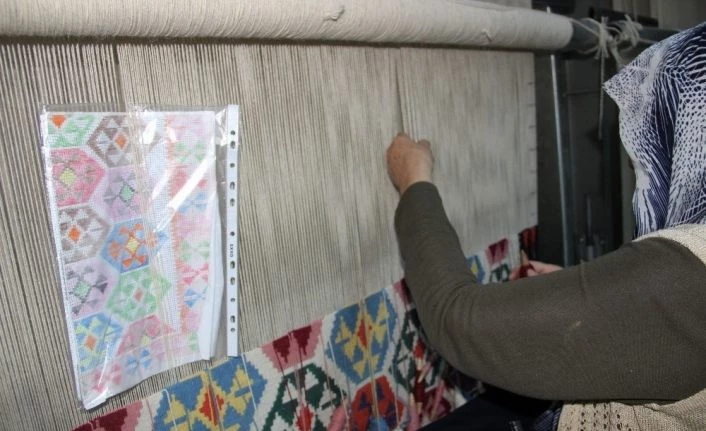 Dünya markası Erzurum Bardız kilimi yaşatılmaya çalışılıyor