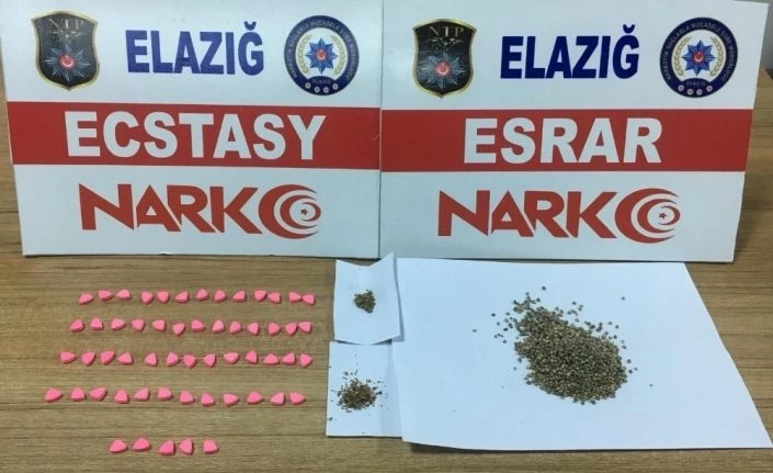 Elazığ’da uyuşturucu taciri suç üstü yakalanıp, tutuklandı