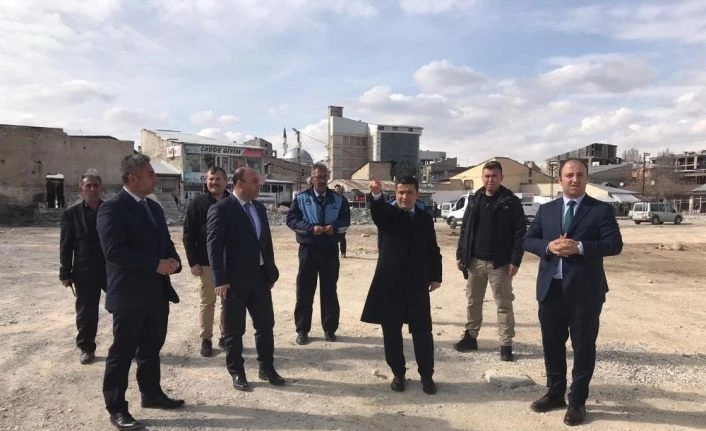 Erciş’te ‘Millet Bahçesi’ çalışması