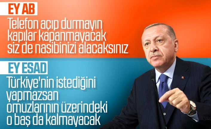 Erdoğan'dan gündeme ilişkin açıklamalar