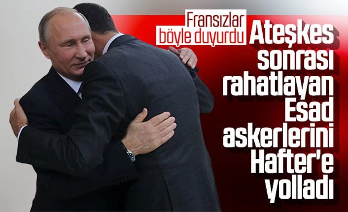 Esad'ın paralı askerleri, Hafter için Libya'da