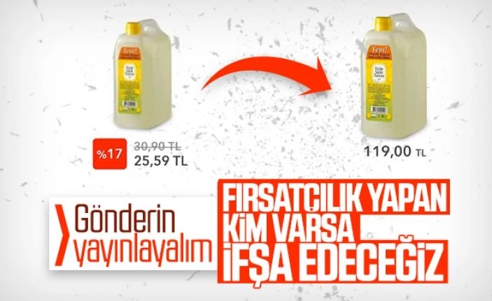 Fırsatçılar, ürünlere inanılmaz zamlar yapıyor