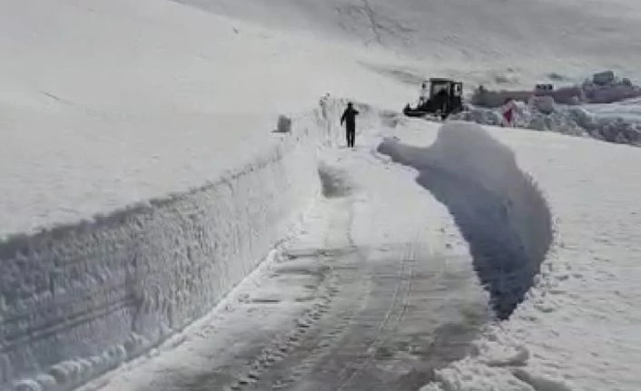 Kardan kapanan Nemrut Dağı yolu yeniden ulaşıma açıldı