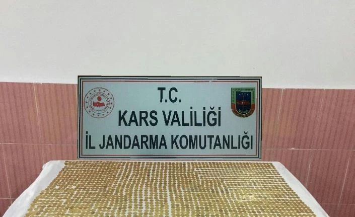 Kars’ta bin 995 adet sikke ele geçirildi