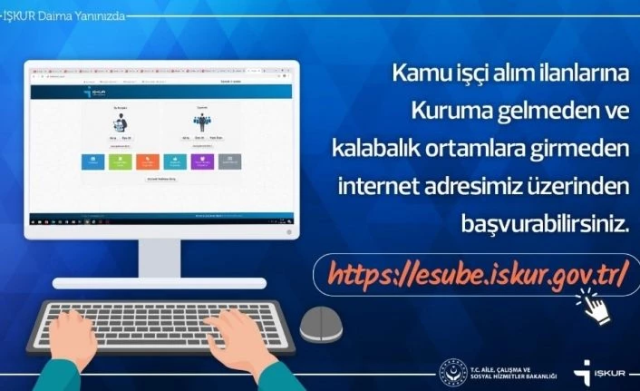 Kovid-19 riskine karşı İŞKUR hizmetleri online olarak yapılacak