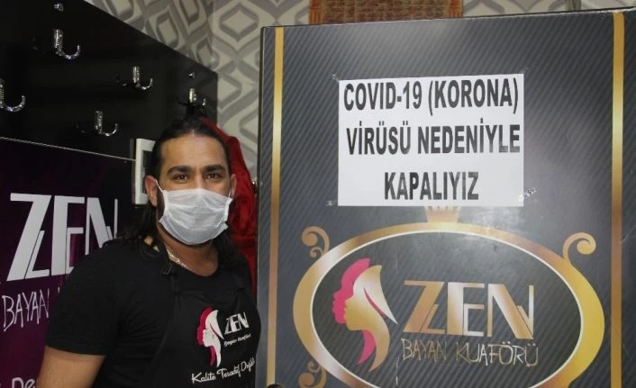 Kuaförler ‘önce sağlık’ dedi, kepenk kapattı