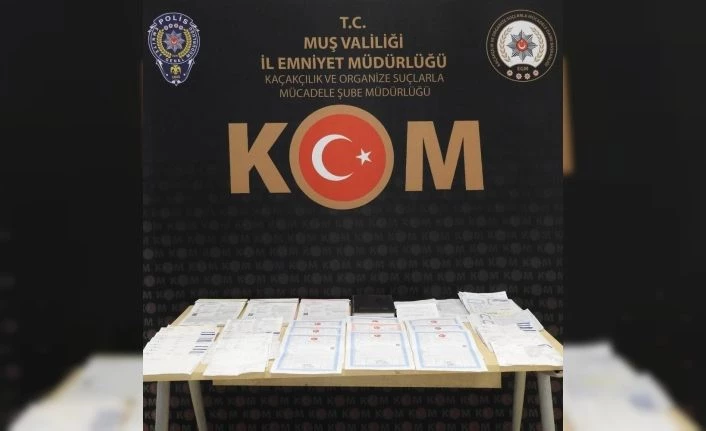 Muş’ta tefeci operasyonu: 7 gözaltı