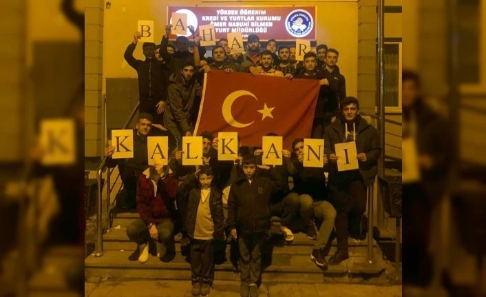 Öğrencilerden Bahar Kalkanı Harekatına destek