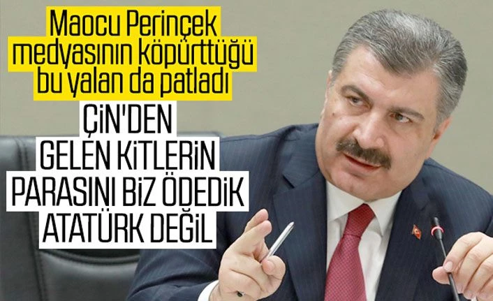 Sağlık Bakanı Koca'dan Çin ve Atatürk iddiasına yanıt