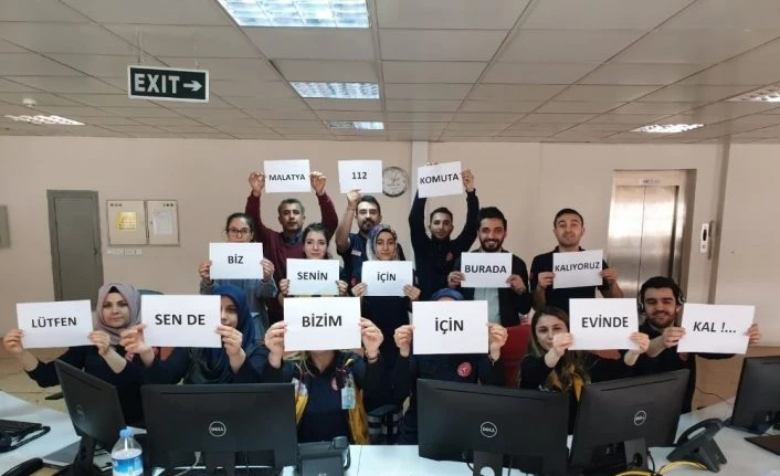 Sağlıkçılardan "evinizde kalın” mesajı