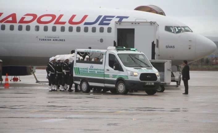 Şehit Müdür Yardımcısı Turan’ın naaşı memleketi Elazığ’a getirildi