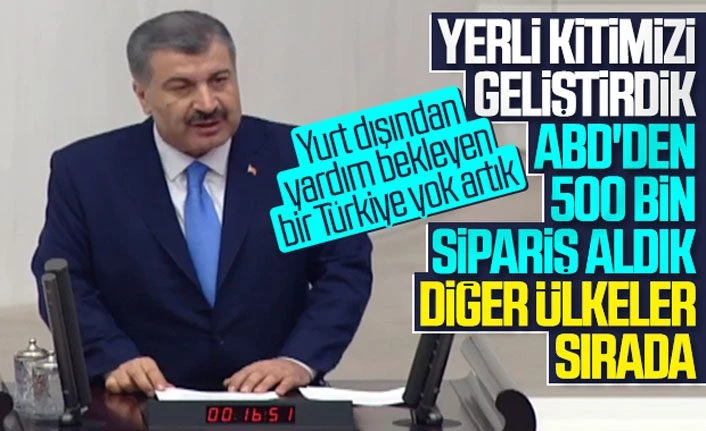 Son dakika! Sağlık Bakanı Koca: Hızlı tanı kitlerini devreye sokacağız