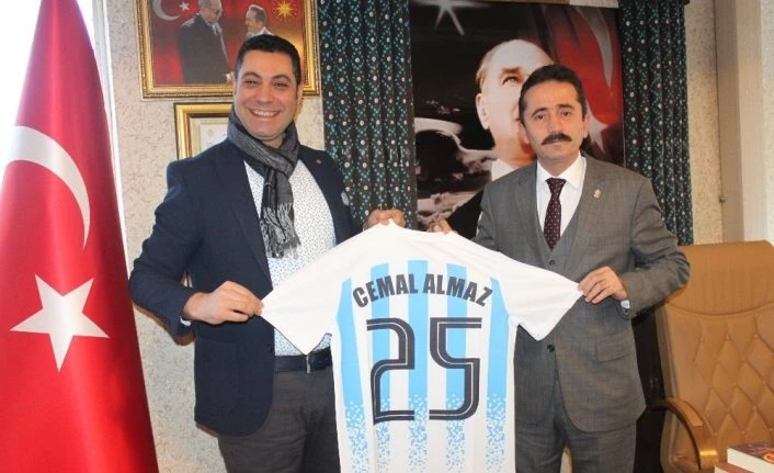 UYAFA Koordinatörü Güney’den Almaz’a ziyaret