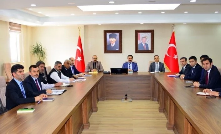Vali Mustafa Masatlı başkanlığında mart ayı kaymakamlar toplantısı yapıldı
