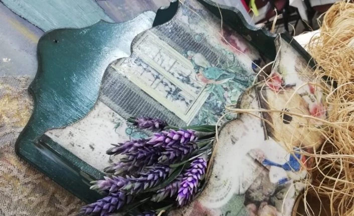 Van’da usta öğreticiler, uzaktan el sanatı kursu veriyor